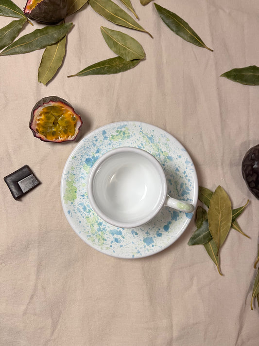Espressotasse mit Unterteller ICHNUSA